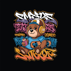streetwear skating t shirt design