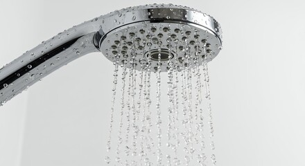 Showerhead with water spray