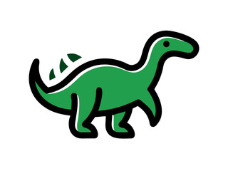 Obraz premium Dinosaur logo Set