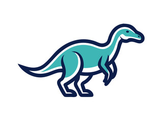Obraz premium Dinosaur logo Set