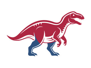 Fototapeta premium Dinosaur logo Set