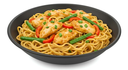 spaghetti with chicken