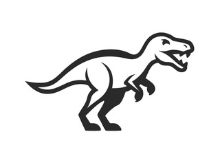 Obraz premium Dinosaur logo Set