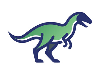Fototapeta premium Dinosaur logo Set