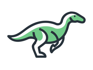 Dinosaur logo set
