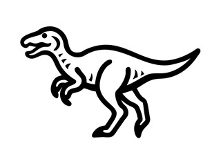 Obraz premium Dinosaur logo set 