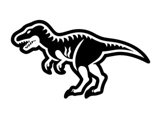 Obraz premium Dinosaur logo set 
