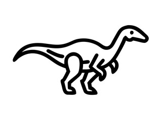Fototapeta premium Dinosaur logo Set