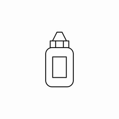 sauce bottle icon sign vector