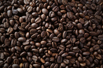Roasted coffee beans