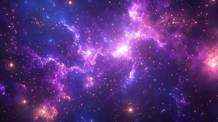 Fototapeta premium Explosive bursts of deep cobalt and lavender fireworks paint vivid constellations in the night sky