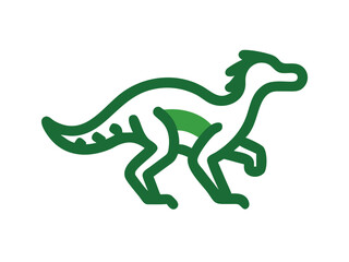 Obraz premium Dinosaur logo Set