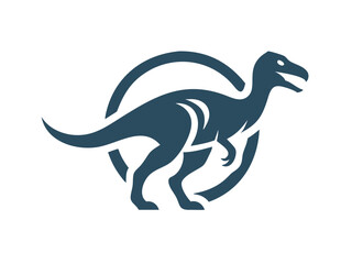 Fototapeta premium Dinosaur logo Set