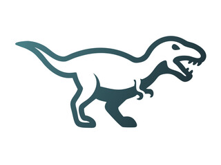 Obraz premium Dinosaur logo Set
