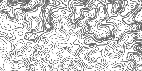 Minimalist topographic contour lines on a clean white background, smooth elevation curves, black fine lines, abstract geographic map style, elevation lines forming organic shapes, high contrast, 