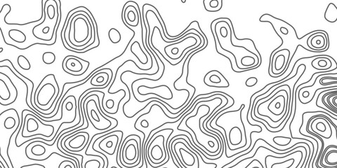 Minimalist topographic contour lines on a clean white background, smooth elevation curves, black fine lines, abstract geographic map style, elevation lines forming organic shapes, high contrast, 