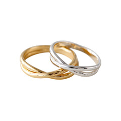 Fototapeta premium Golden and silver hand bracelets