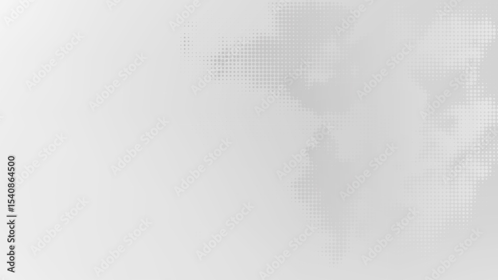 Poster Futuristic polka dot background with a clean and minimal tone. Graphic texture blends modern design with abstract tech style for templates and business branding.
