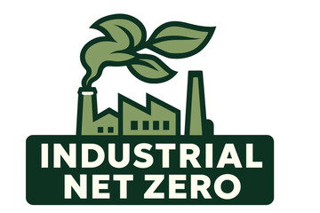 Vector icon shows carbon absorbing, net zero 2050, green energy transition, pollution, clean technology, low carbon city, emission reduction, hydrogen engine, sustainable future, ecosystem