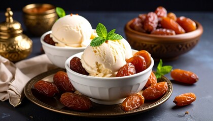 Date Ice Cream - Made with natural date puree, this ice cream is sweet and slightly caramel-like. It&rsquo;s a regional favorite, especially in Gulf countries where dates are a cultural staple.