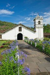 Naklejka premium Colonial Church of Orosi in Costa Rica