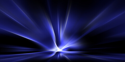 Colorful spectrum lights tech black party club neon lights abstract wave technology background, black background
