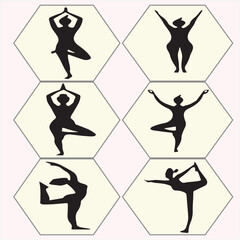 yoga vector set nine