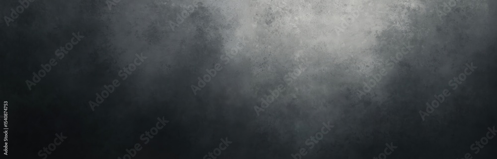 Poster abstract illustration blurry dark grey grainy frosted glass effect background. dark, grey gradient b