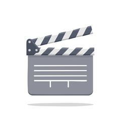 Open Clapperboard Slate Illustration for Filmmaking and Video Production Projects Movie Industry Tool