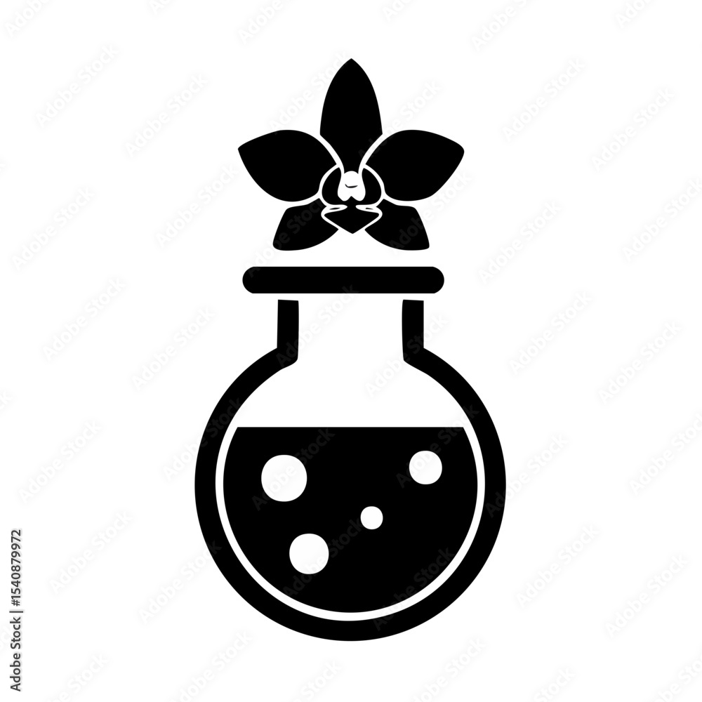 Poster abstract composition of white circles on black background minimalist geometric design element with s