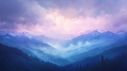 Soft pastel streams of silver-blue and violet fireworks cascading downward
