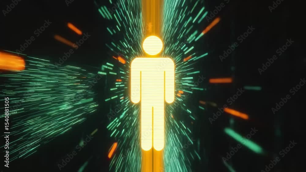 Fototapete Computer programming code displays dynamic movement and vibrant colors in a digital environment, A close-up view of computer programming code playing on screen at high speed - seamless ing