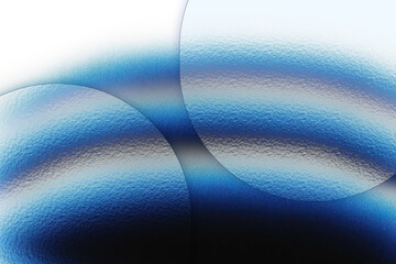 A smooth abstract design features circular shapes with varying shades of blue, creating a calming...