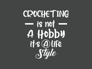 Crochet lifestyle tee design more than a hobby it’s a passion