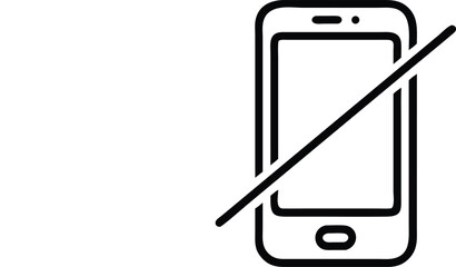 No Phone Zone Digital Detox Illustration