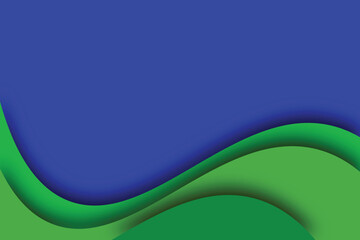 abstract green wave