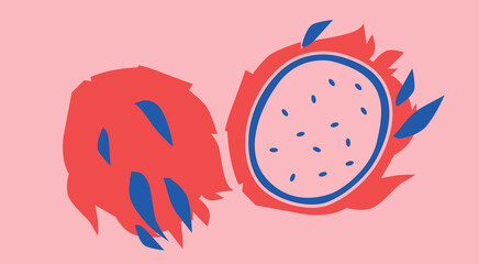 Abstract appetizing Vegetables collection. Decorative abstract horizontal banner with colorful doodles. Hand-drawn modern illustrations with Vegetables, abstract elements. Cucumber, peas, pepper.	
