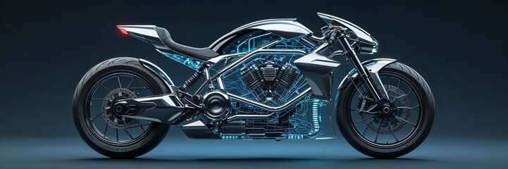 A1 Motorrad Sportle wrersio mit Transparenten Styl