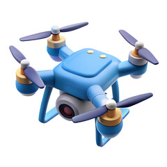 3d  Camera Drone Flying In The Air	