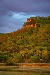 Scenic Sunset View from Miller Bluff in La Crosse