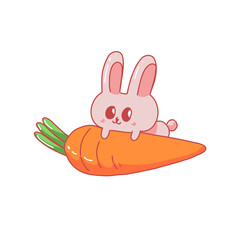 bunny with carrot