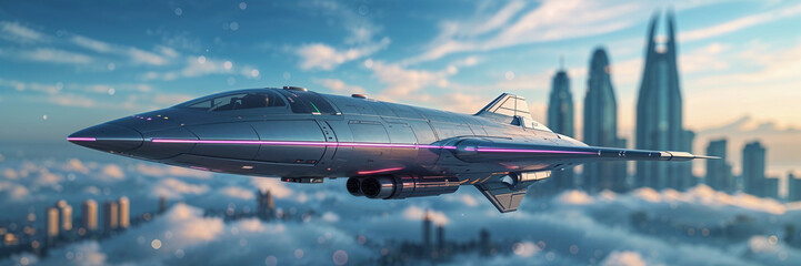 Obraz premium A1 Moderne und kreative neue Generation Flugzeuge 