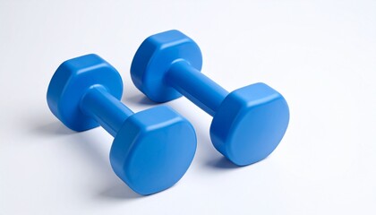 colourful dumbbells