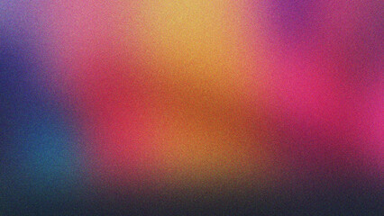 Yellow, Pink, and Cyan grainy soft background with abstract gradient noise effect, subtle artistic touch, perfect for minimalist product mockups, graphic resources, and visual design use.