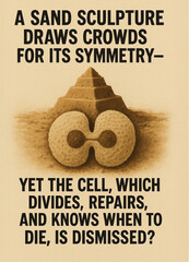 Sufi-Inspired Poster Pointing Out the Irony: Imitations Are Praised, Yet the Living Original Is Ignored