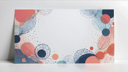 Template frame design for greeting card. Invitation card template suitable for wedding, greeting, banner, cover. invitation card template design.