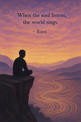 In the quiet depths of life, purpose reveals itself like a gentle dawn.