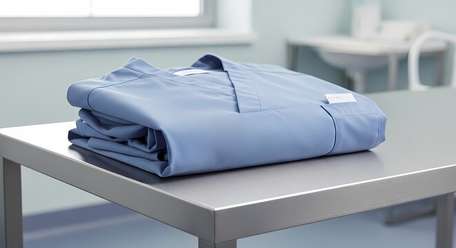 Cleanliness and Care: Fresh Scrubs Ready for Healthcare Professionals