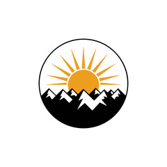 Mountain Sunrise Logo