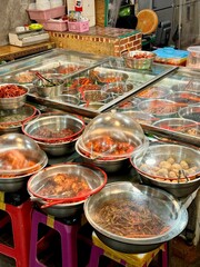 Fototapeta premium Korean street food display